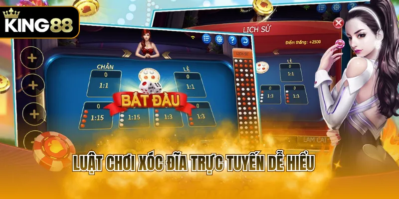 Luật chơi xóc đĩa trực tuyến dễ hiểu