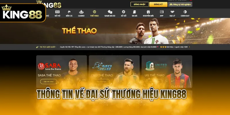 Thông tin về đại sứ thương hiệu KING88